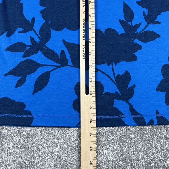 G Fore 1/4 Zip Pullover Mens Medium Tonal Floral Luxe Blue Mid Layer NWT - Picture 12 of 15